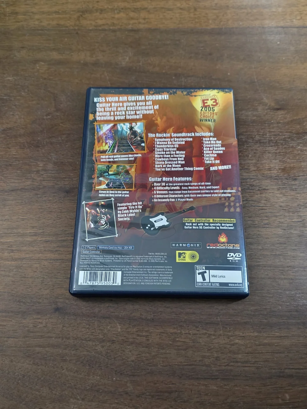Sony PS2 Guitar Hero Game CIB - Picture 4 of 4